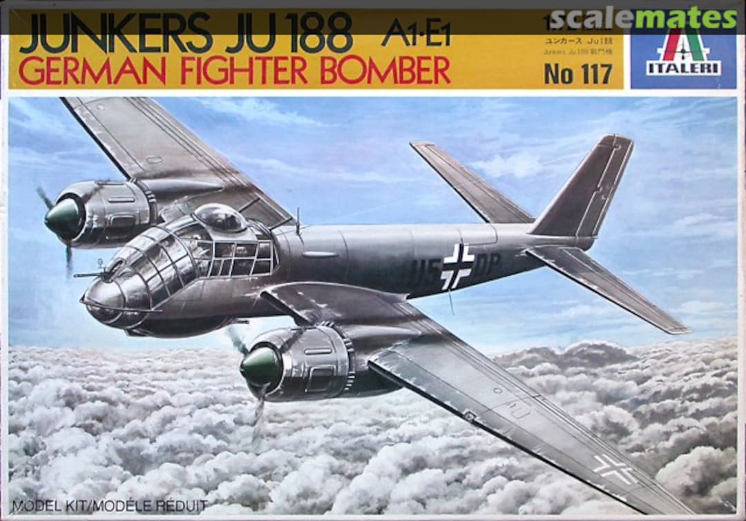 Boxart Junkers Ju 188 A1-E1 117 Italeri Boxart Junkers Ju 188 A1-E1 117 Italeri