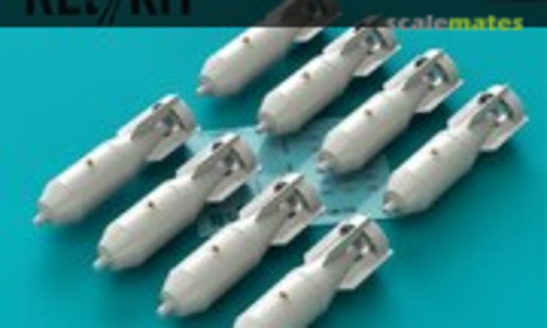 1:48 ZAB-100-105 bomb for Su-7/17/22/24/25/34, MiG-21/27 (8 pcs) (ResKit RS48-0137) RS48-0137