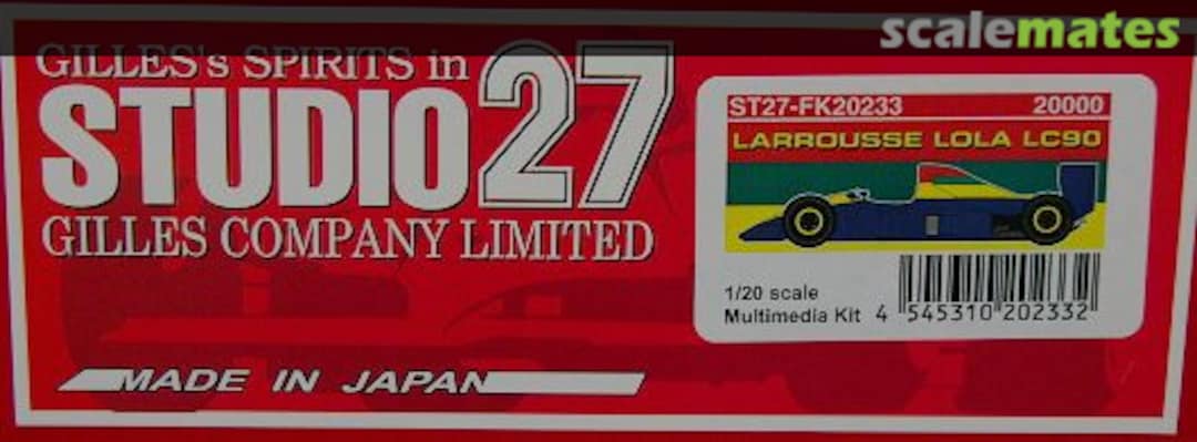 Boxart Larrousse Lola LC90 ST27-FK20233 Studio27 Boxart Larrousse Lola LC90 ST27-FK20233 Studio27