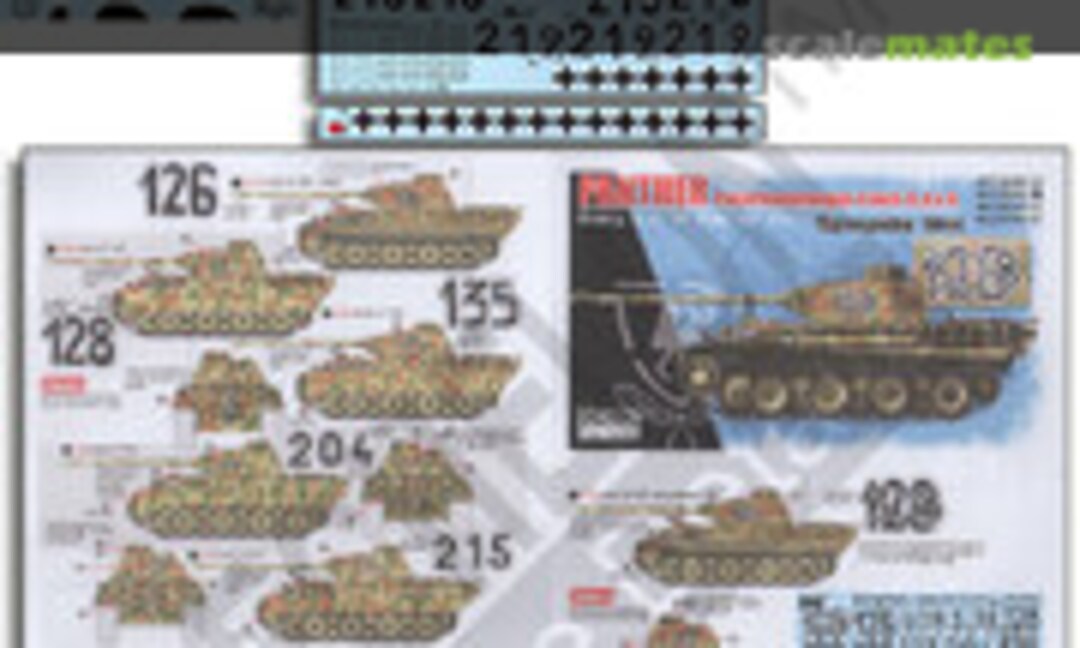 1:35 12. SS-Pz.Div. Panthers (Pt1) Normandie 1944 (Echelon Fine Details AXT351031) AXT351031