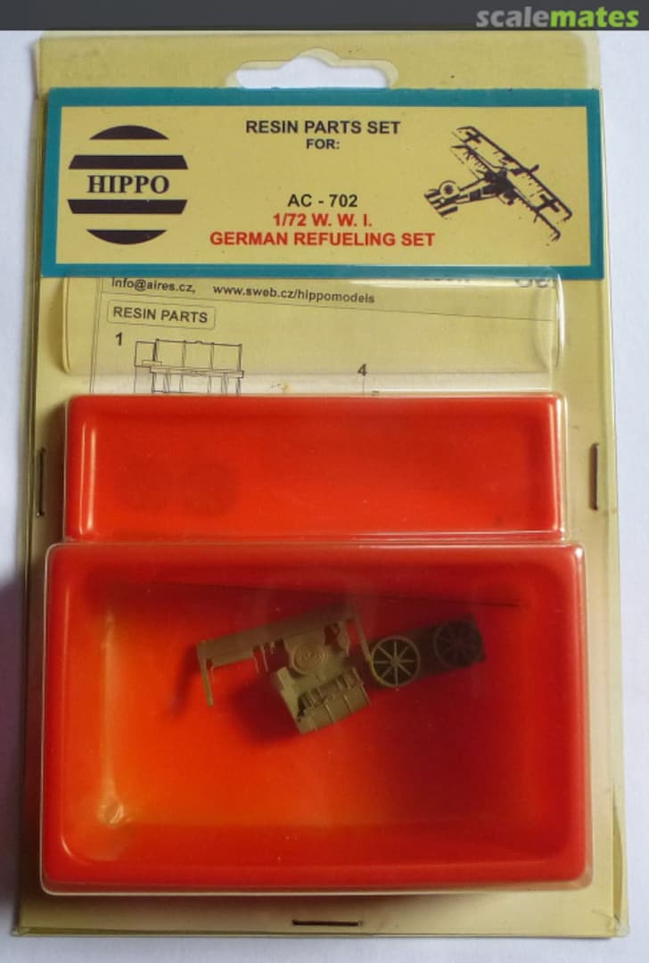 Boxart W.W.I German Refueling Set AC-702 Hippo Models Boxart W.W.I German Refueling Set AC-702 Hippo Models
