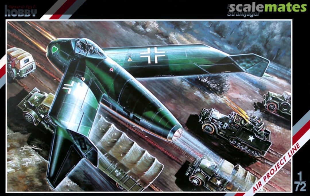 Boxart Blohm Voss P. 212. 03 Strahljäger SH72001 Special Hobby Boxart Blohm Voss P. 212. 03 Strahljäger SH72001 Special Hobby