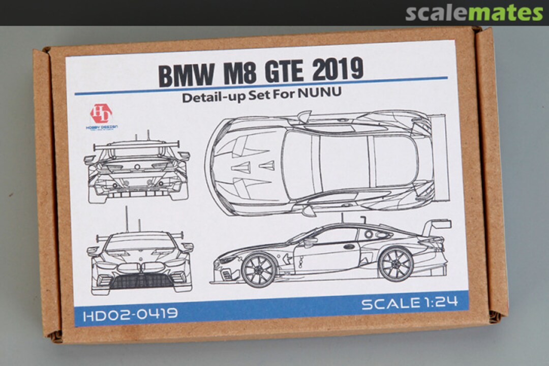 Boxart BMW M8 GTE 2019 Detail-up Set HD02-0419 Hobby Design Boxart BMW M8 GTE 2019 Detail-up Set HD02-0419 Hobby Design