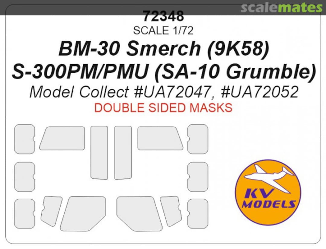 Boxart BM-30 Smerch (9K58) / S-300PM/PMU (SA-10 Grumble) 72348 KV Models Boxart BM-30 Smerch (9K58) / S-300PM/PMU (SA-10 Grumble) 72348 KV Models