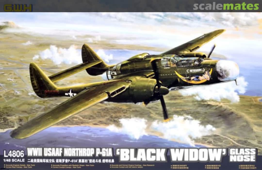 Boxart Northrop P-61A 'Black Widow' L4806 Great Wall Hobby Boxart Northrop P-61A 'Black Widow' L4806 Great Wall Hobby