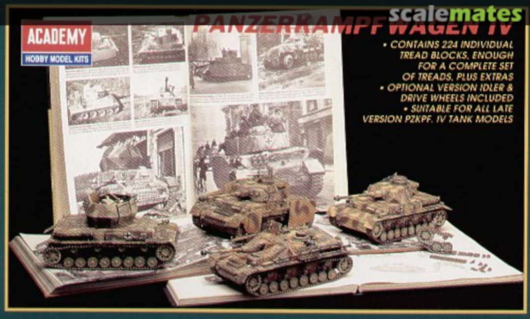 Boxart Panzerkampfwagen IV Individual Tread Blocks 1357 Academy Boxart Panzerkampfwagen IV Individual Tread Blocks 1357 Academy