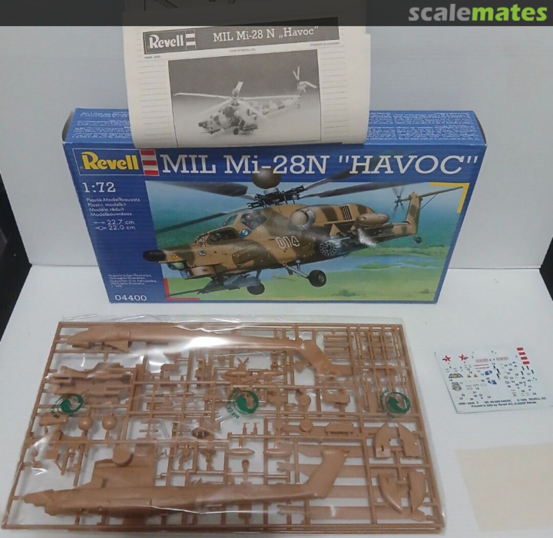Contents Mil Mi-28N Havoc 04400 Revell Contents Mil Mi-28N Havoc 04400 Revell