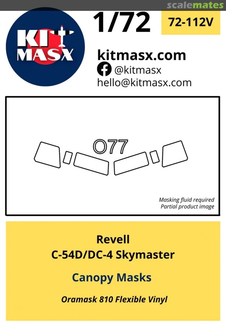 Boxart C-54D/DC-4 Skymaster 72-112V Kit Masx Boxart C-54D/DC-4 Skymaster 72-112V Kit Masx