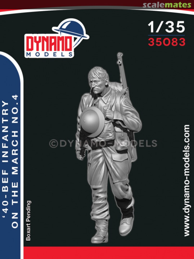 Boxart '40 - BEF Infantry Marching No.4 35083 Dynamo Models