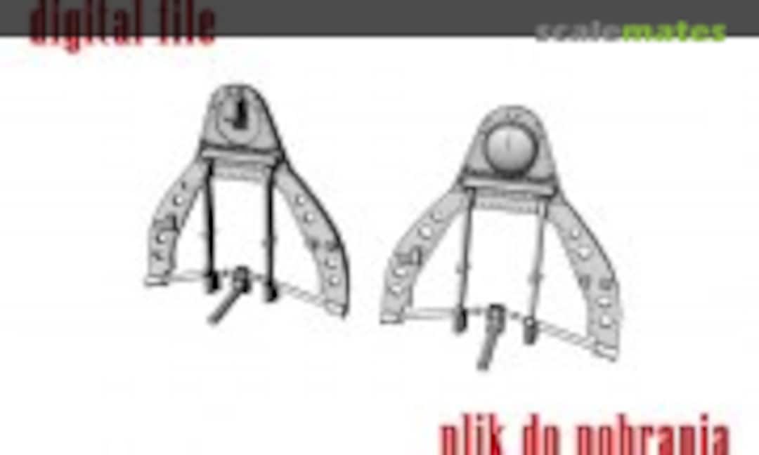 1:72 F4F-4/FM-2 Wildcat Cockpit Bulkhead (Arma Hobby 72005-3D) 72005-3D