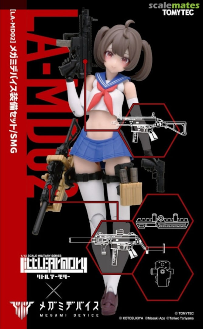 Boxart Megami Device Arming Set / SMG LA-MD02 Tomytec Boxart Megami Device Arming Set / SMG LA-MD02 Tomytec