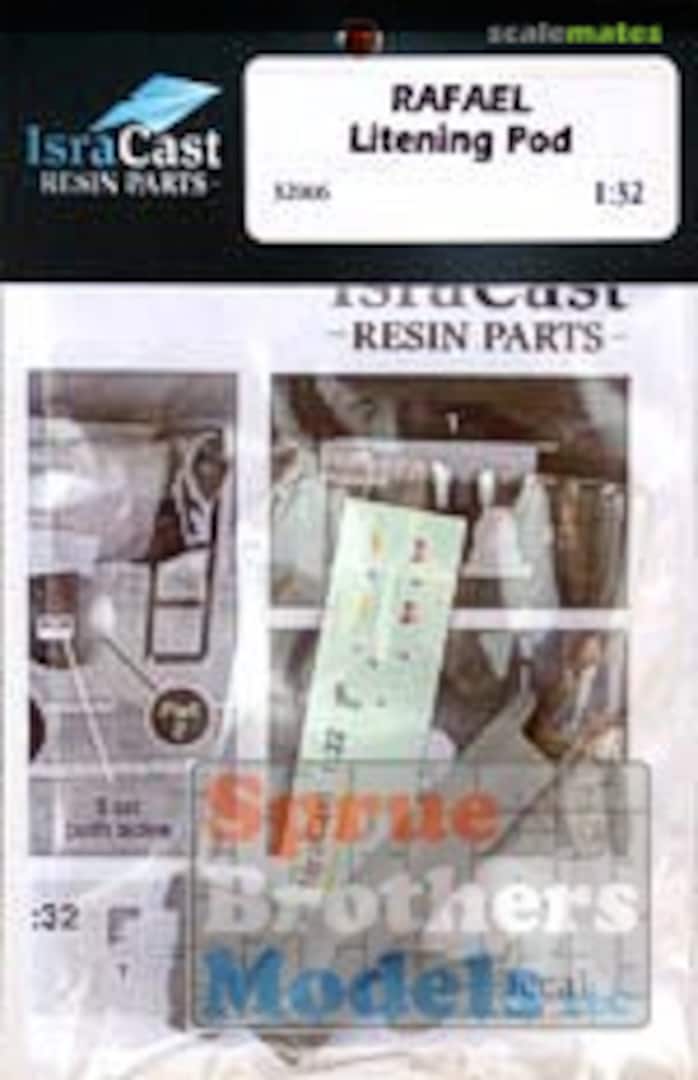 Boxart Rafael Litening Pod (resin & decals) 32006 IsraCast