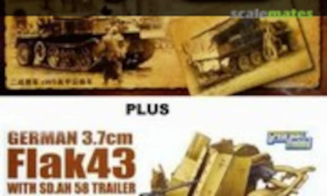 1:35 sWS Gepanzerte Ausfuehrung with 3,7cm Flak 43 &amp; Sd. Ah 58 Trailer (Great Wall Hobby L3520c)