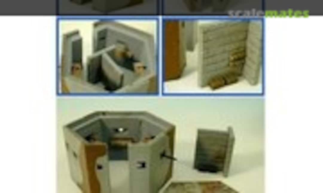 British Pillbox Type-22 with interior fittings (Accurate Armour FF35016)