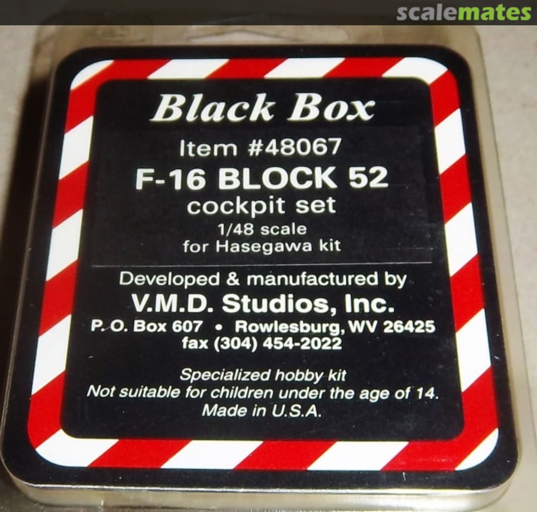 Boxart F-16C Block 52 - Cockpit Set 48067 Black Box Boxart F-16C Block 52 - Cockpit Set 48067 Black Box