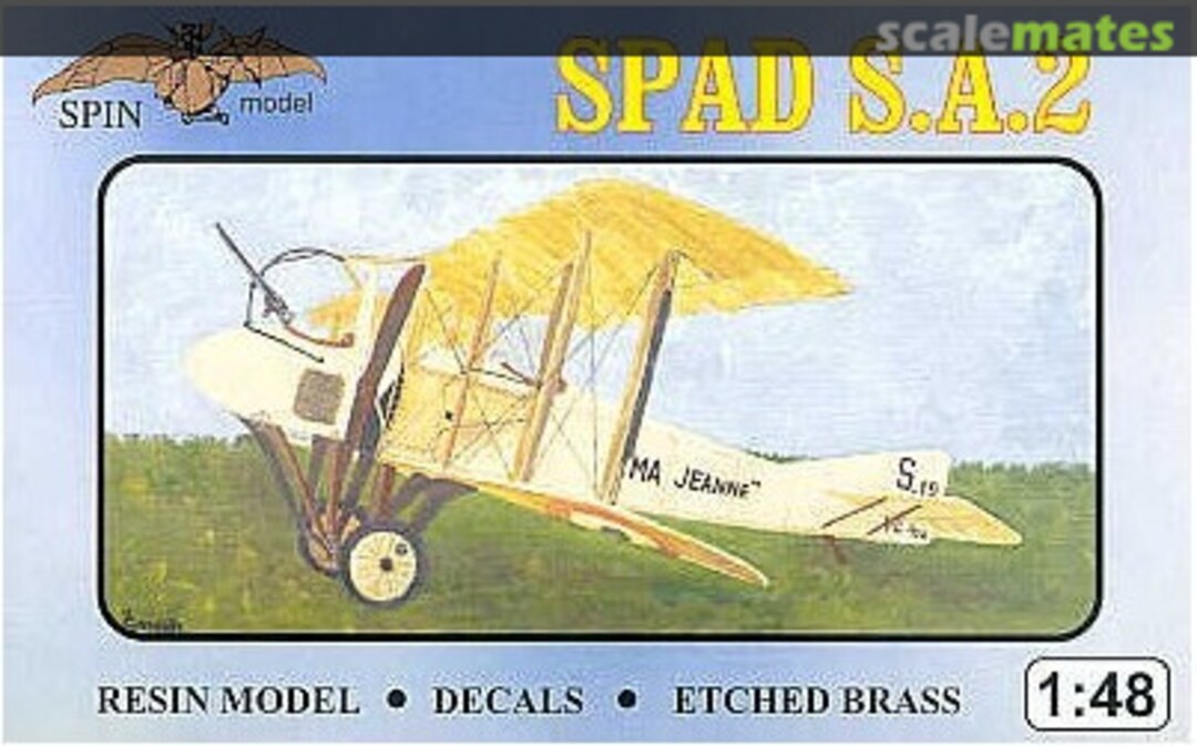 Boxart SPAD S.A.2 48003 SPIN model