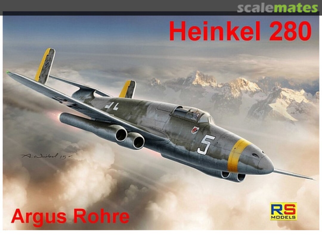 Boxart Heinkel He 280 92177 RS Models Boxart Heinkel He 280 92177 RS Models