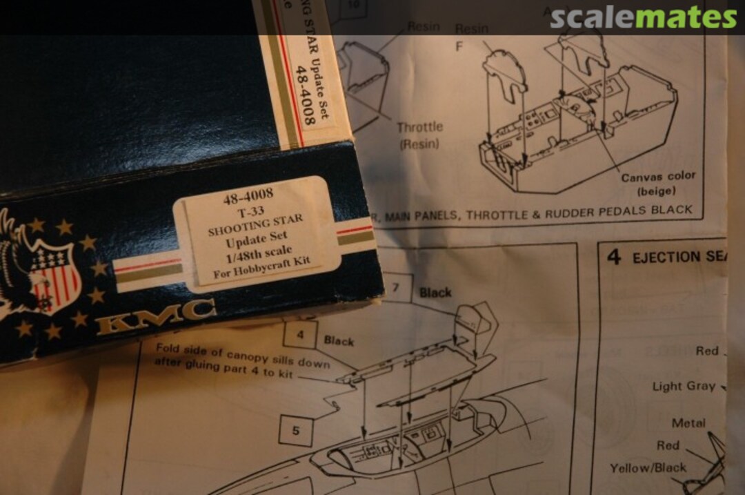 Boxart T-33 Shooting Star Update Set 48-4008 KMC Boxart T-33 Shooting Star Update Set 48-4008 KMC