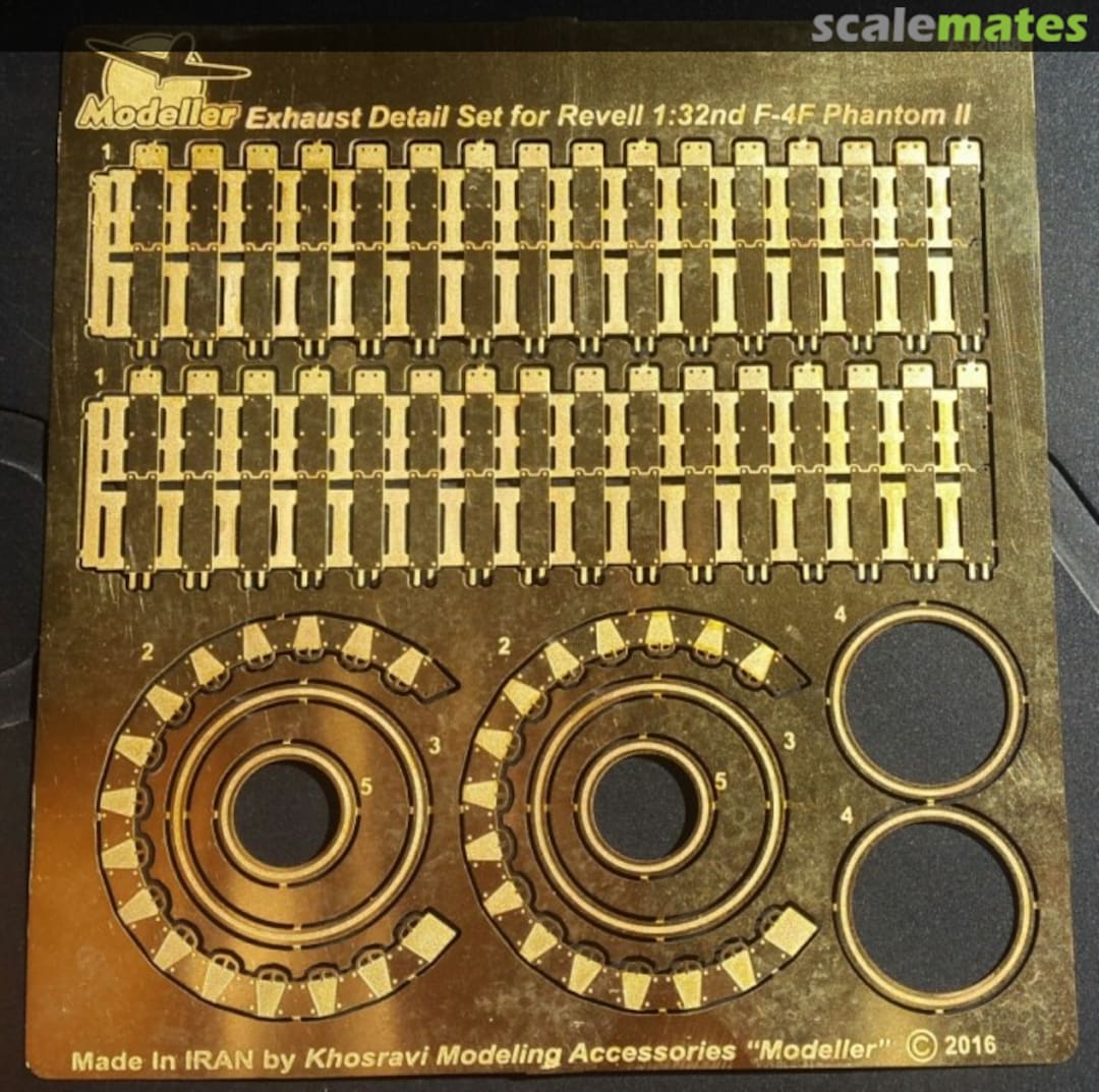 Boxart Exhaust Detail Set F-4F Phantom II A32008 Modeller Boxart Exhaust Detail Set F-4F Phantom II A32008 Modeller