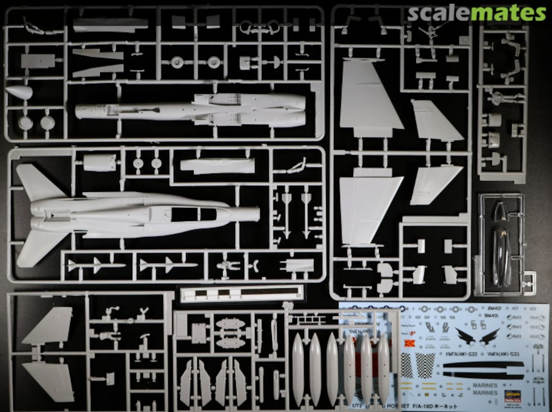 Contents F/A-18D Hornet 00439 Hasegawa