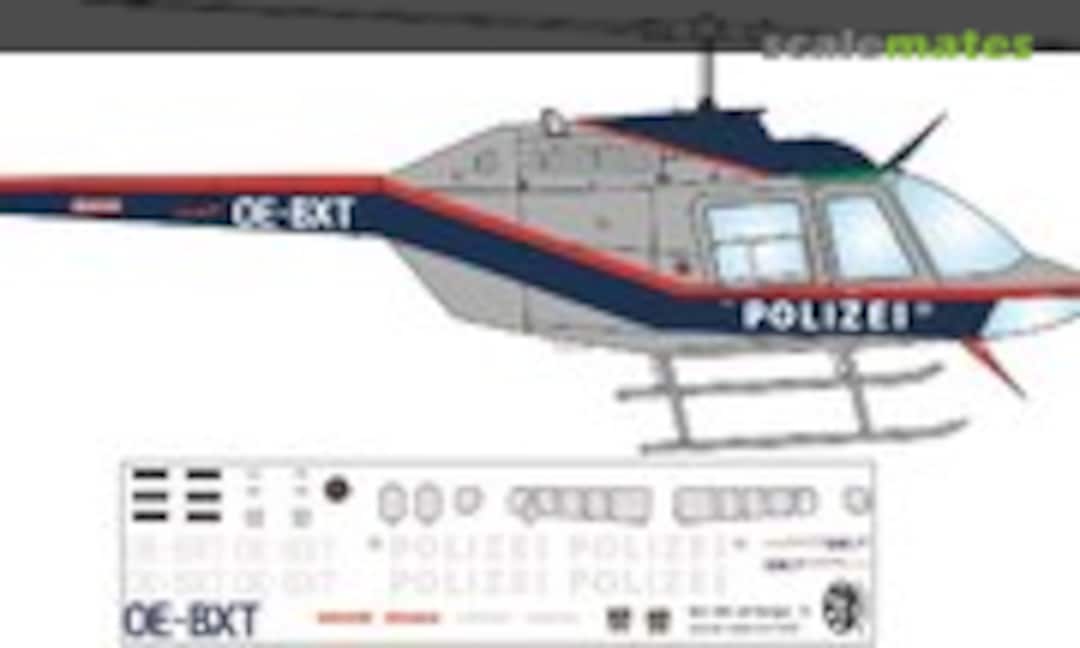 1:32 Bell 206 Österreichische Flugpolizei (Brent-Air-Decals HZ 32003) HZ 32003