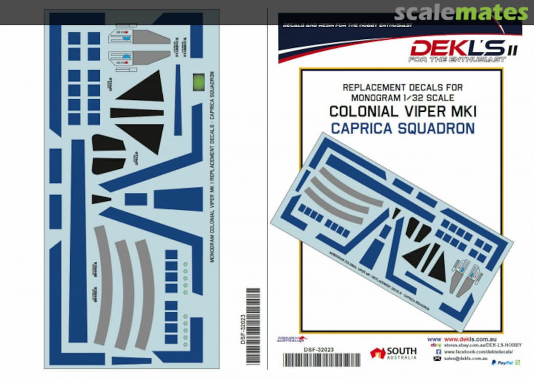Boxart Colonial Viper Mk I - Caprica Squadron DSF-32023 DEKL's