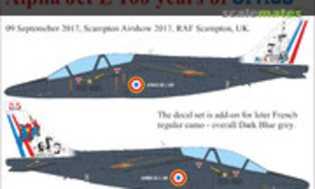 1:72 Alpha Jet E - 100 Years of SPA85 (UpRise Decal UR72163) UR72163