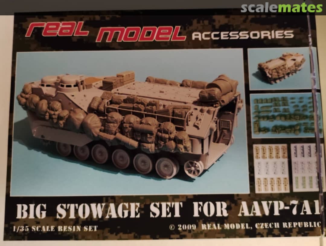 Boxart Big stowage set for AAVP-7A1 35197 Real Model Boxart Big stowage set for AAVP-7A1 35197 Real Model