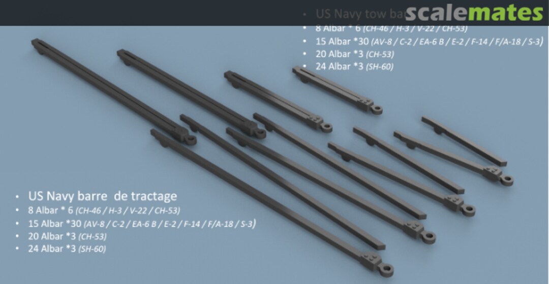 Boxart US Navy tow bar assortment 3D 350 201 L'Arsenal Boxart US Navy tow bar assortment 3D 350 201 L'Arsenal