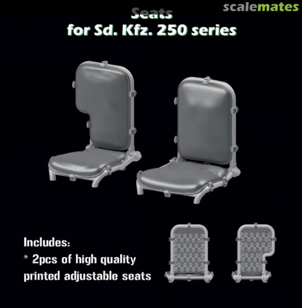 Boxart Seats for Sd.Kfz. 250 SBS-3D026 SBS Model Boxart Seats for Sd.Kfz. 250 SBS-3D026 SBS Model
