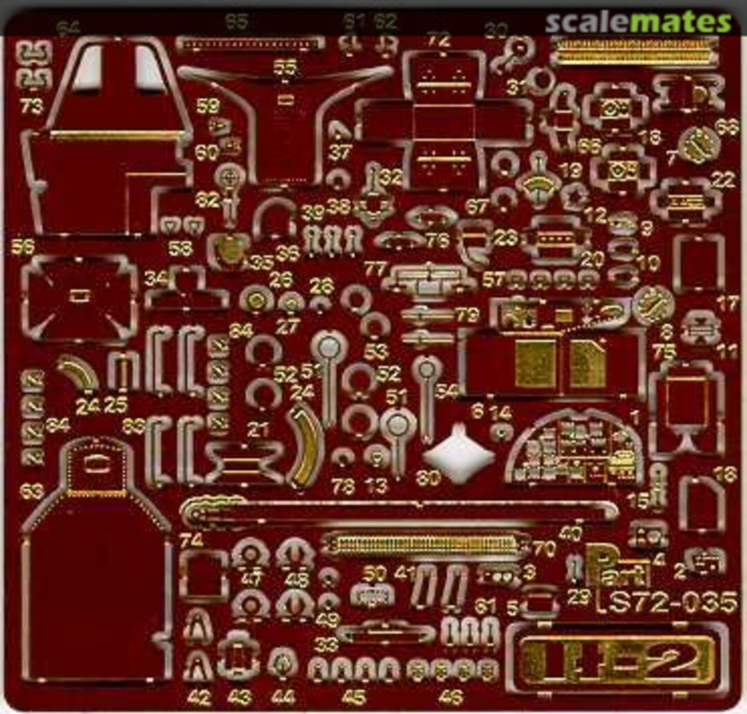 Boxart Il-2 Stormovik Cockpit S72-035 Part Boxart Il-2 Stormovik Cockpit S72-035 Part