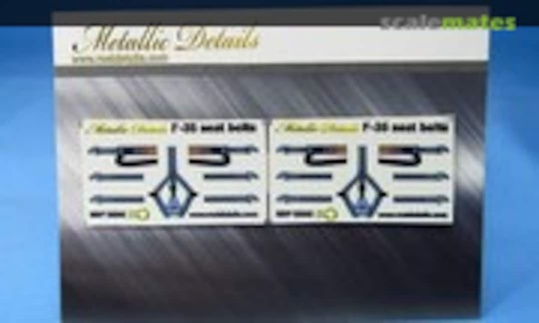1:32 F-35. Seat belts (Metallic Details MDP32002) MDP32002