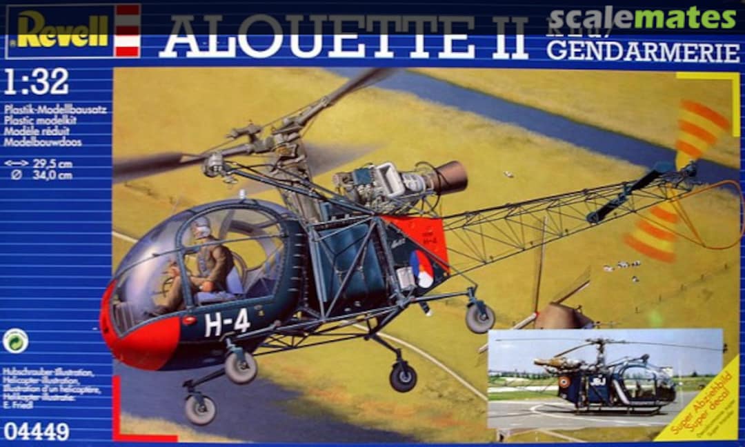 Boxart Alouette II Klu / Gendarmerie 04449 Revell