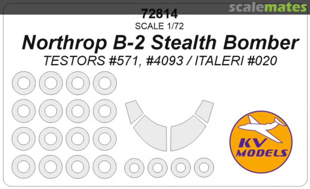 Boxart Northrop B-2 Spirit 72814 KV Models Boxart Northrop B-2 Spirit 72814 KV Models
