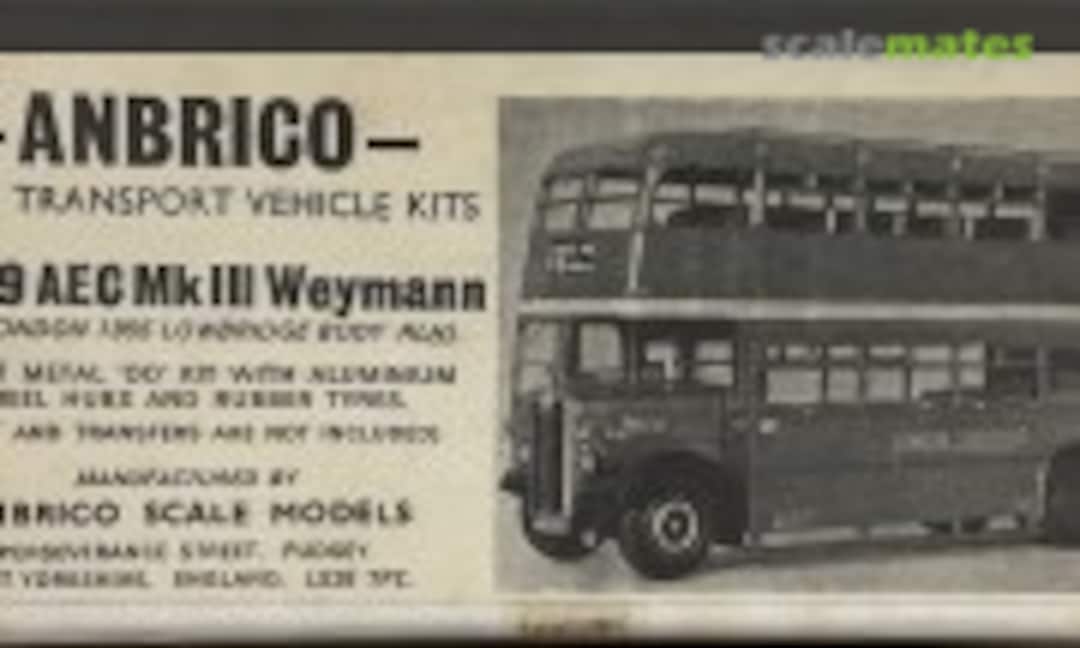 1:76 AEC Mk III Weymann (Anbrico 19) 19