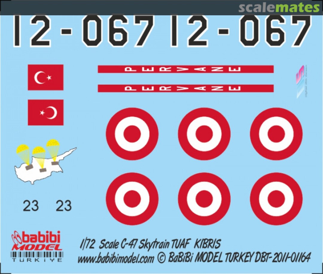 Boxart C-47 Cyprus Invasion Special Dbt-01164 Babibi model Boxart C-47 Cyprus Invasion Special Dbt-01164 Babibi model