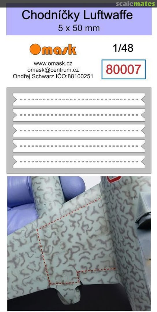 Boxart Walkways Luftwaffe 5 x 50 mm 80007 Omask Boxart Walkways Luftwaffe 5 x 50 mm 80007 Omask