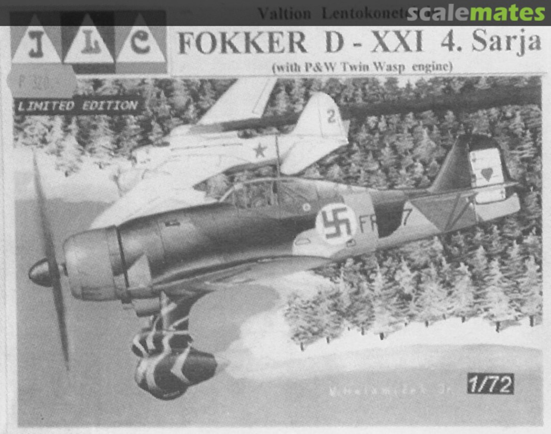 Boxart Fokker D - XXI, 4. Sarja 7202 JLC Libor Kopeček Boxart Fokker D - XXI, 4. Sarja 7202 JLC Libor Kopeček