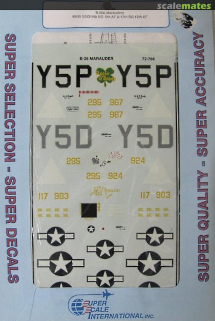 Boxart B-26B Marauders 72-768 SuperScale International Boxart B-26B Marauders 72-768 SuperScale International