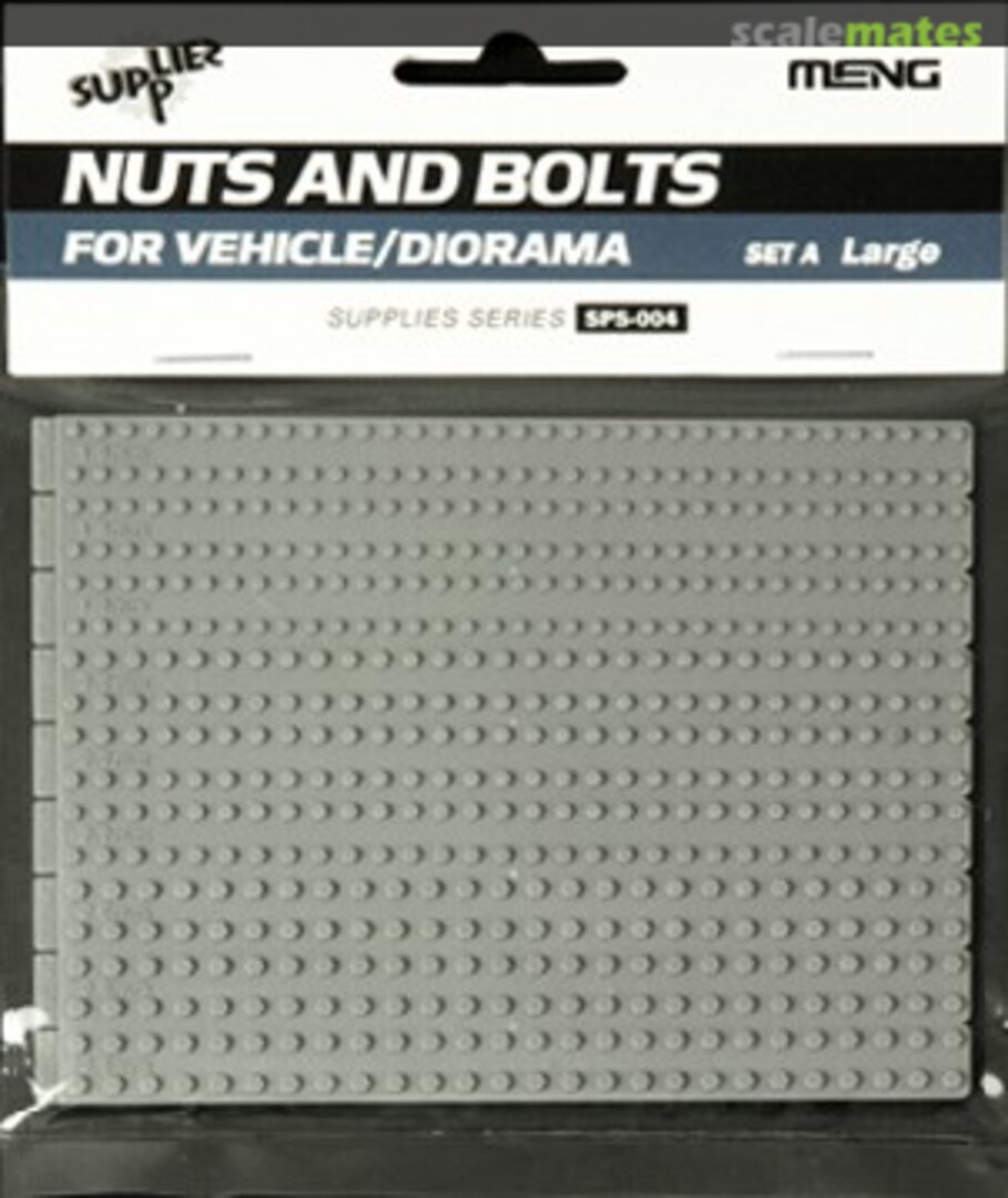Boxart Nuts and Bolts SET A Large SPS-004 Meng Model Boxart Nuts and Bolts SET A Large SPS-004 Meng Model