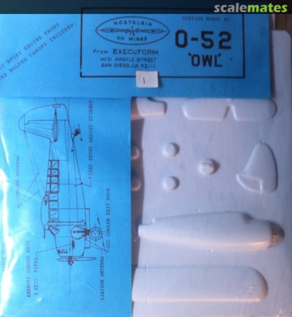 Boxart Curtiss Model 85 O-52 "Owl" Execuform Boxart Curtiss Model 85 O-52 "Owl" Execuform