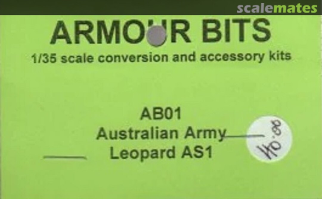 Boxart Australian Army Leopard AS1 Conversion AB01 Armour Bits Boxart Australian Army Leopard AS1 Conversion AB01 Armour Bits