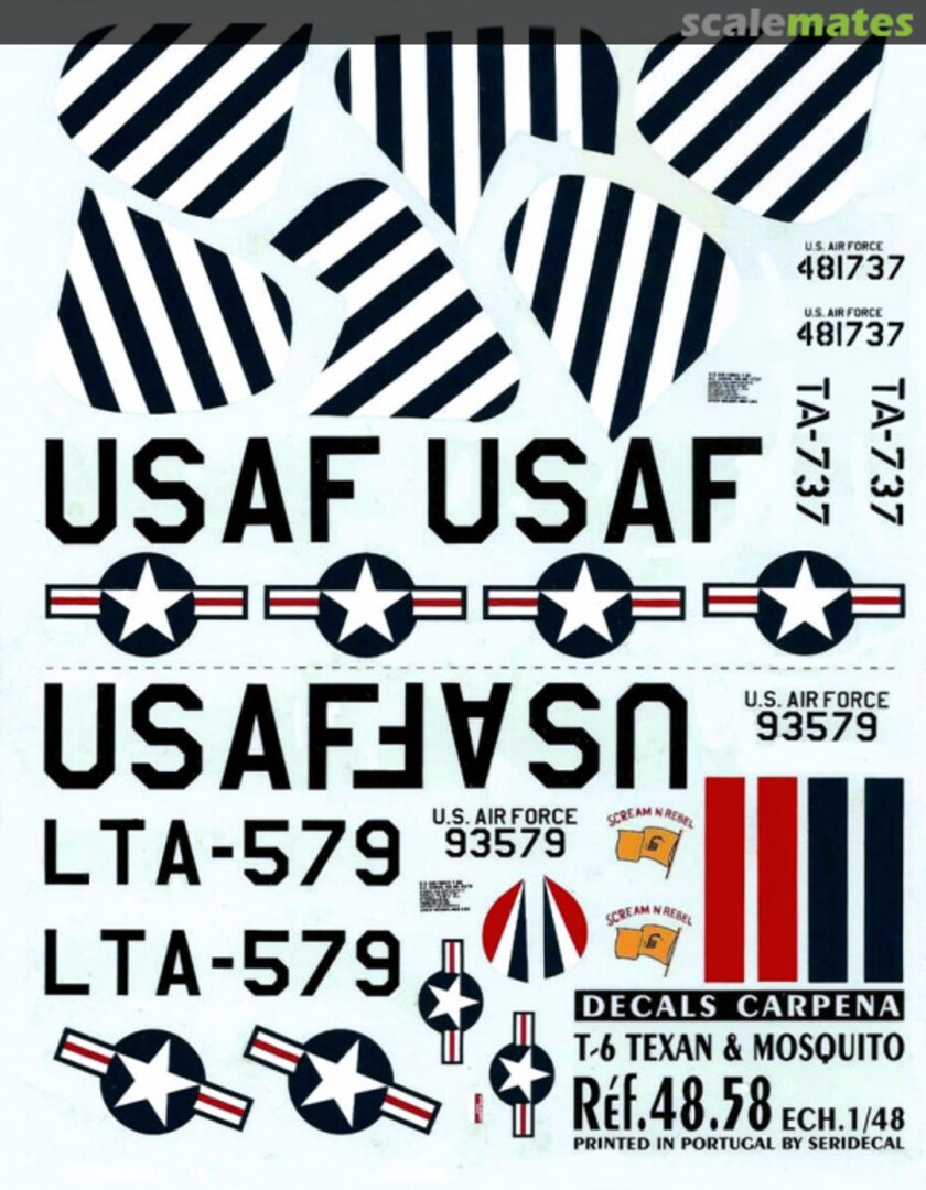 Boxart T-6 Texan & Mosquito 48.58 Carpena Boxart T-6 Texan & Mosquito 48.58 Carpena