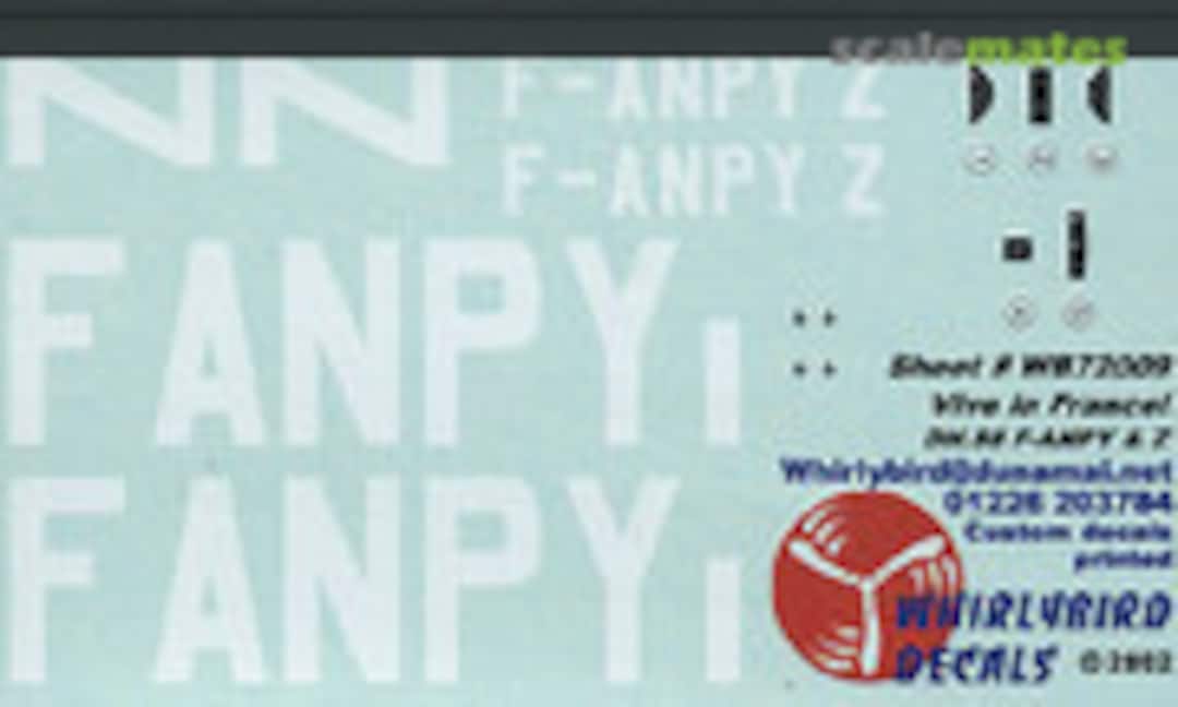 1:72 Vive la France Comet in French colours (Whirlybird WB72009) WB72009