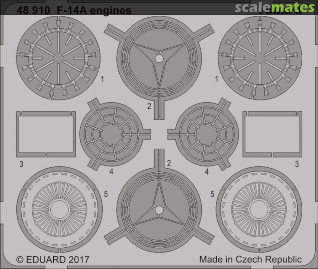 Boxart F-14A Tomcat - Engines 48910 Eduard