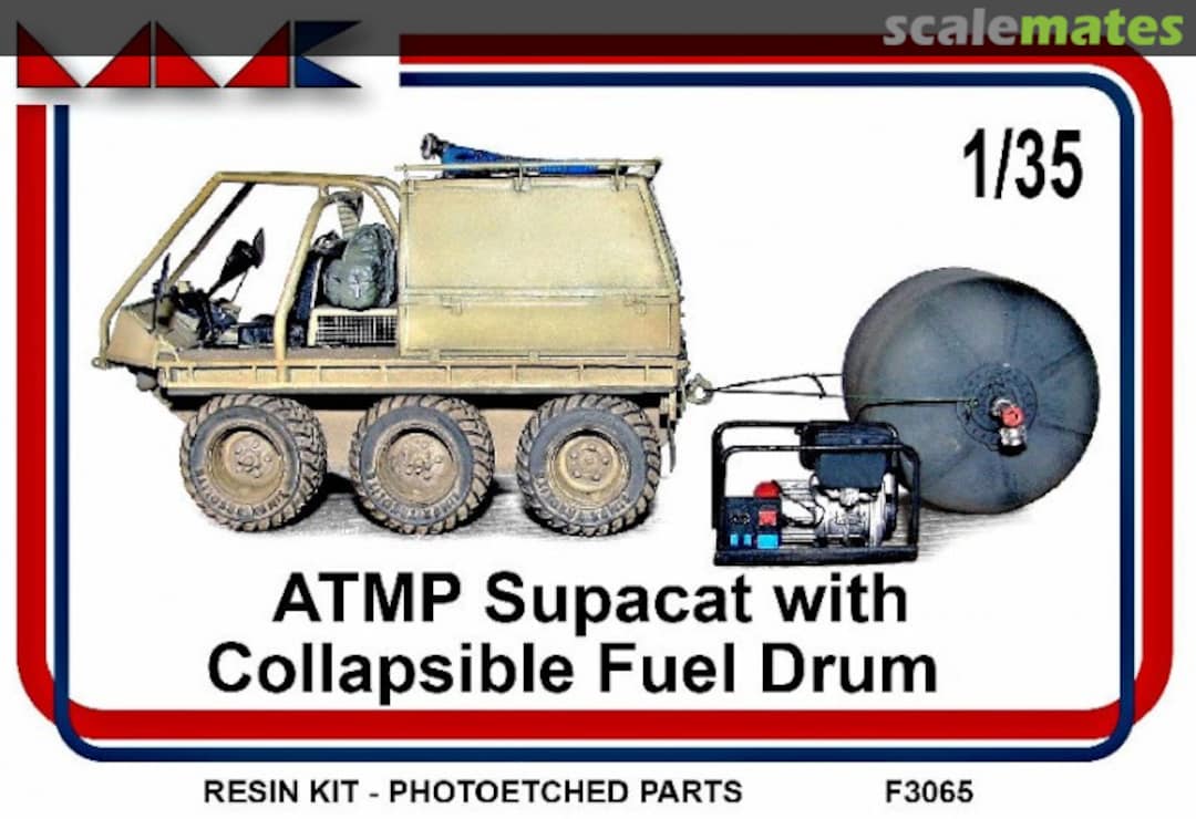 Boxart ATMP Supacat with Collapsible Fuel Drum F3065 MMK Boxart ATMP Supacat with Collapsible Fuel Drum F3065 MMK