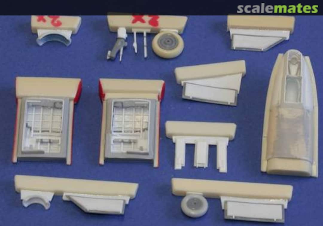 Boxart Gloster Meteor FR.Mk 8/9 undercariage set 7128 CMK Boxart Gloster Meteor FR.Mk 8/9 undercariage set 7128 CMK