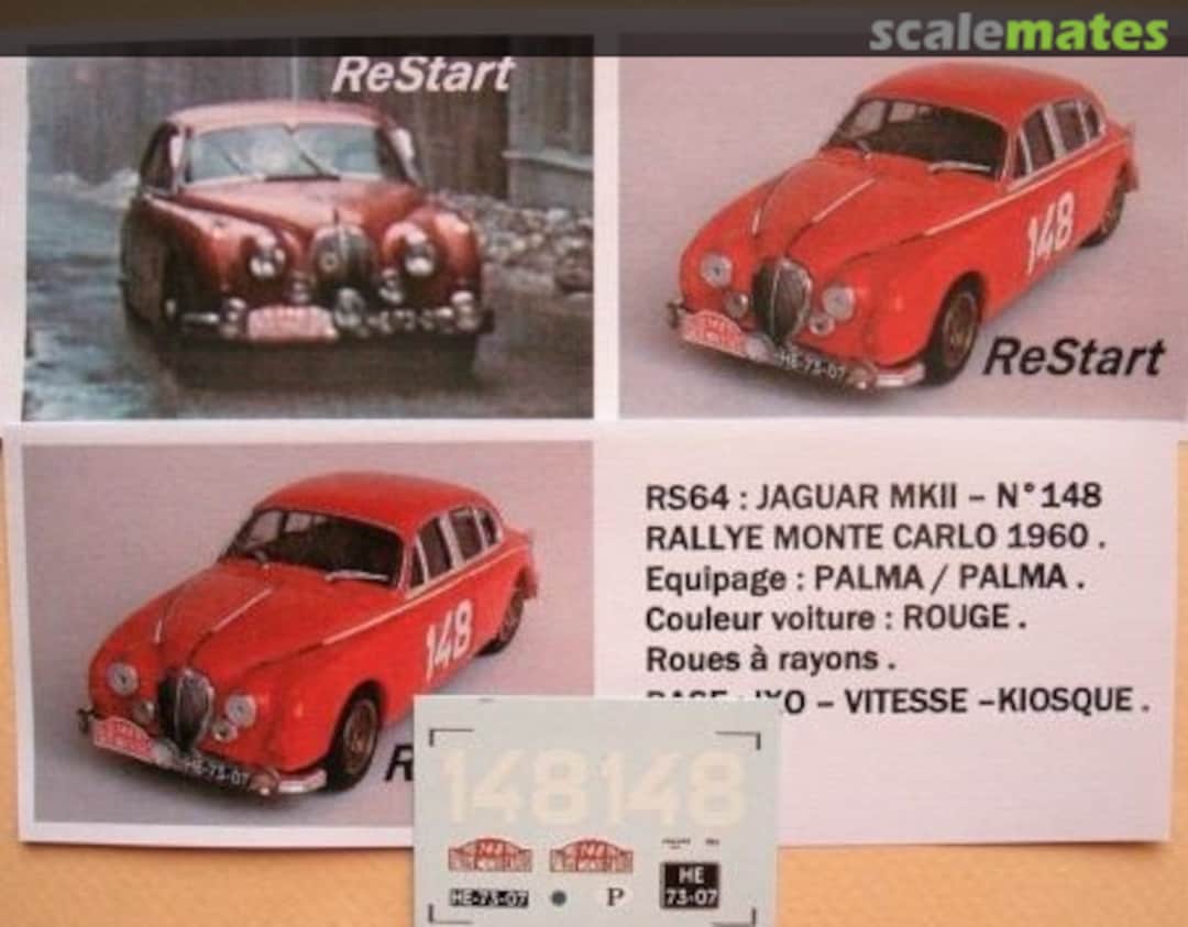 Boxart Jaguar Mk II (HE-73-07) RS64 ReStart Boxart Jaguar Mk II (HE-73-07) RS64 ReStart