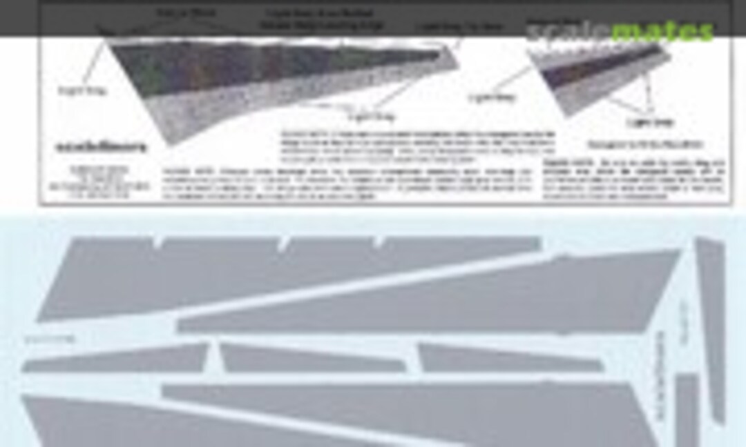 1:144 767 Wing & Tailplane Centre Sections (Scaleliners Decals SL4-08) SL4-08