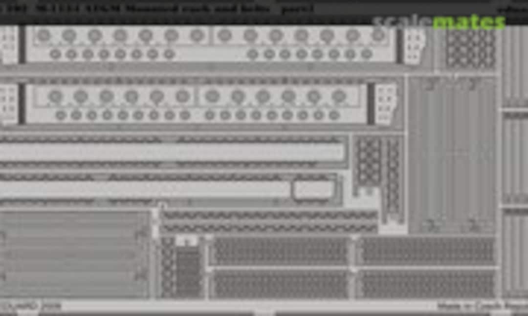 1:35 M-1134 ATGM mounted rack and belts (Eduard 36102)